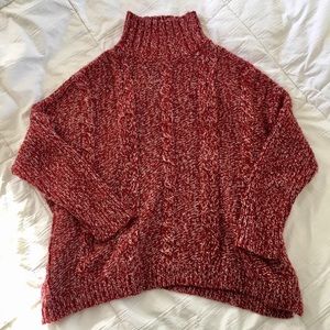 Zara marled tunic sweater